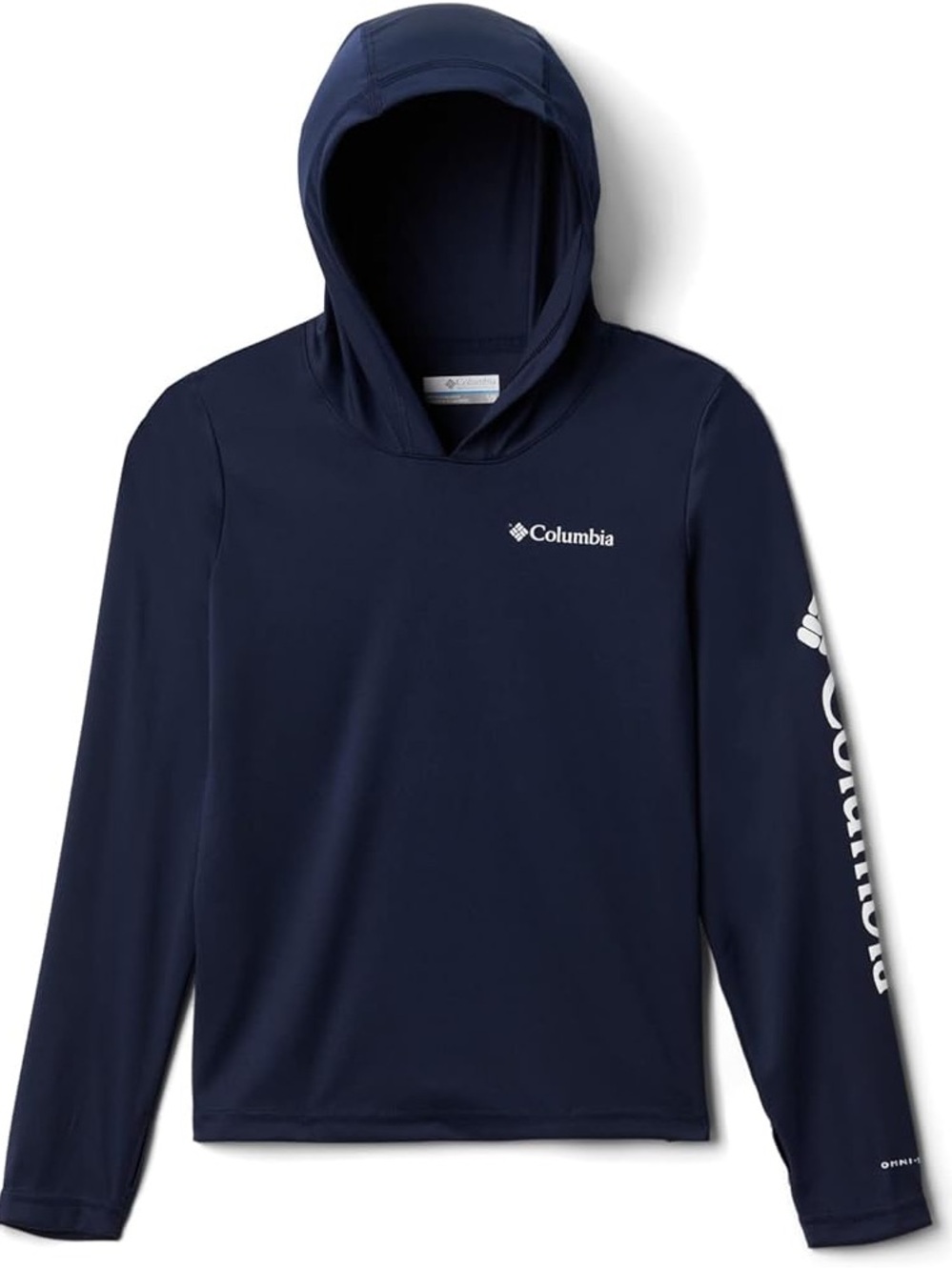 Columbia Navy Hooded Performance Pullover for Kids (2x)